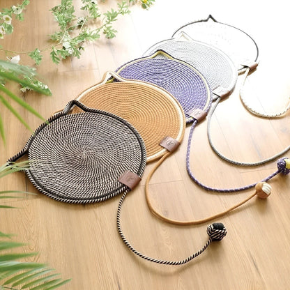 PurrRope Mat - Bomullrep Katt Klösmatta