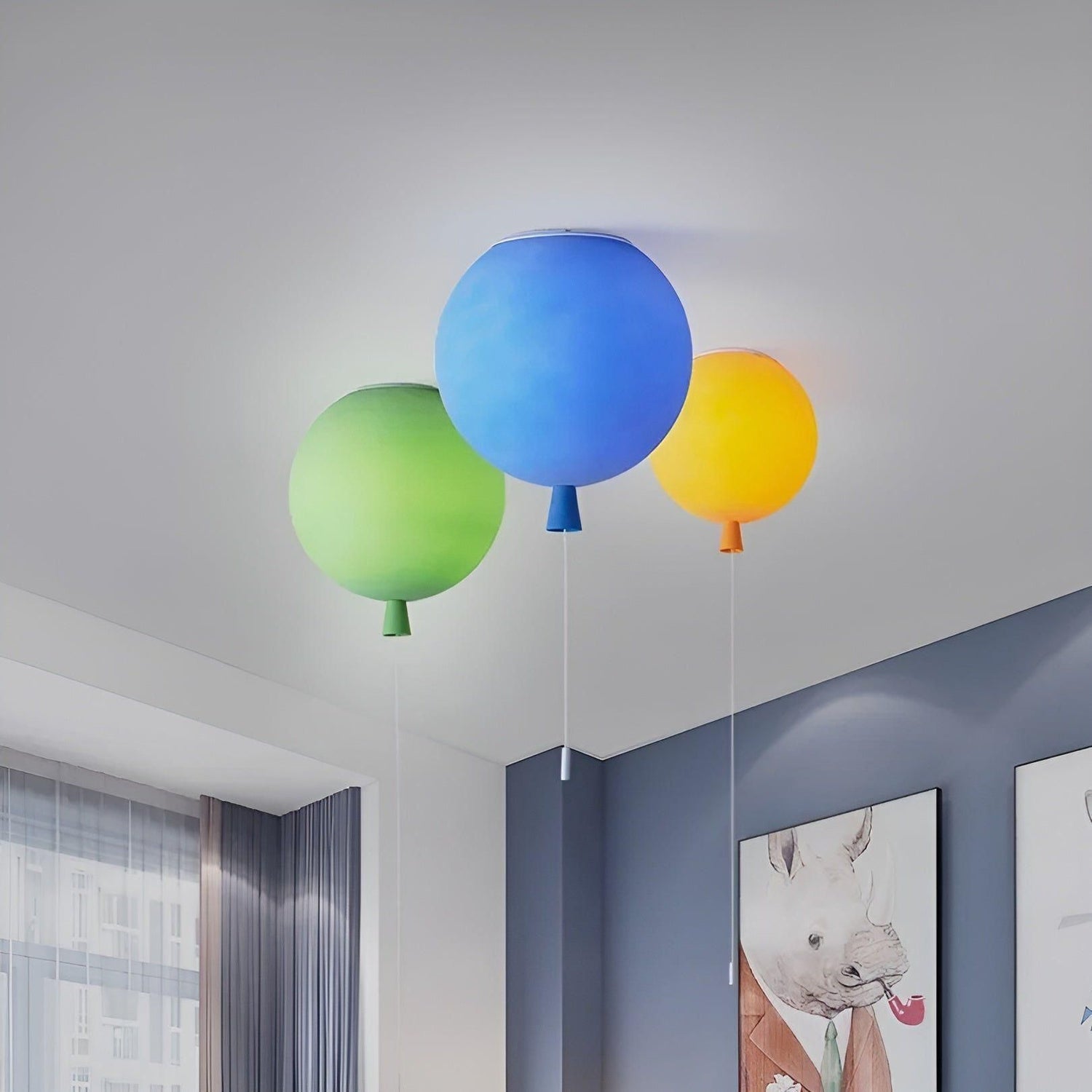 LED Ballong Taklampa – Kreativ och dekorativ rumsbelysning