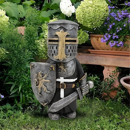 NobleKnight Staty - Miniatyr Riddare Trädgårdsstaty