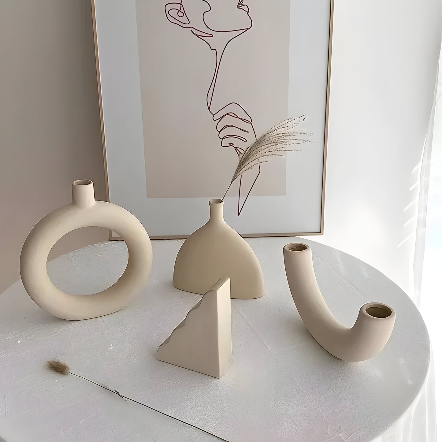 ClayHaven Vase - Modern Keramisk Blomvas