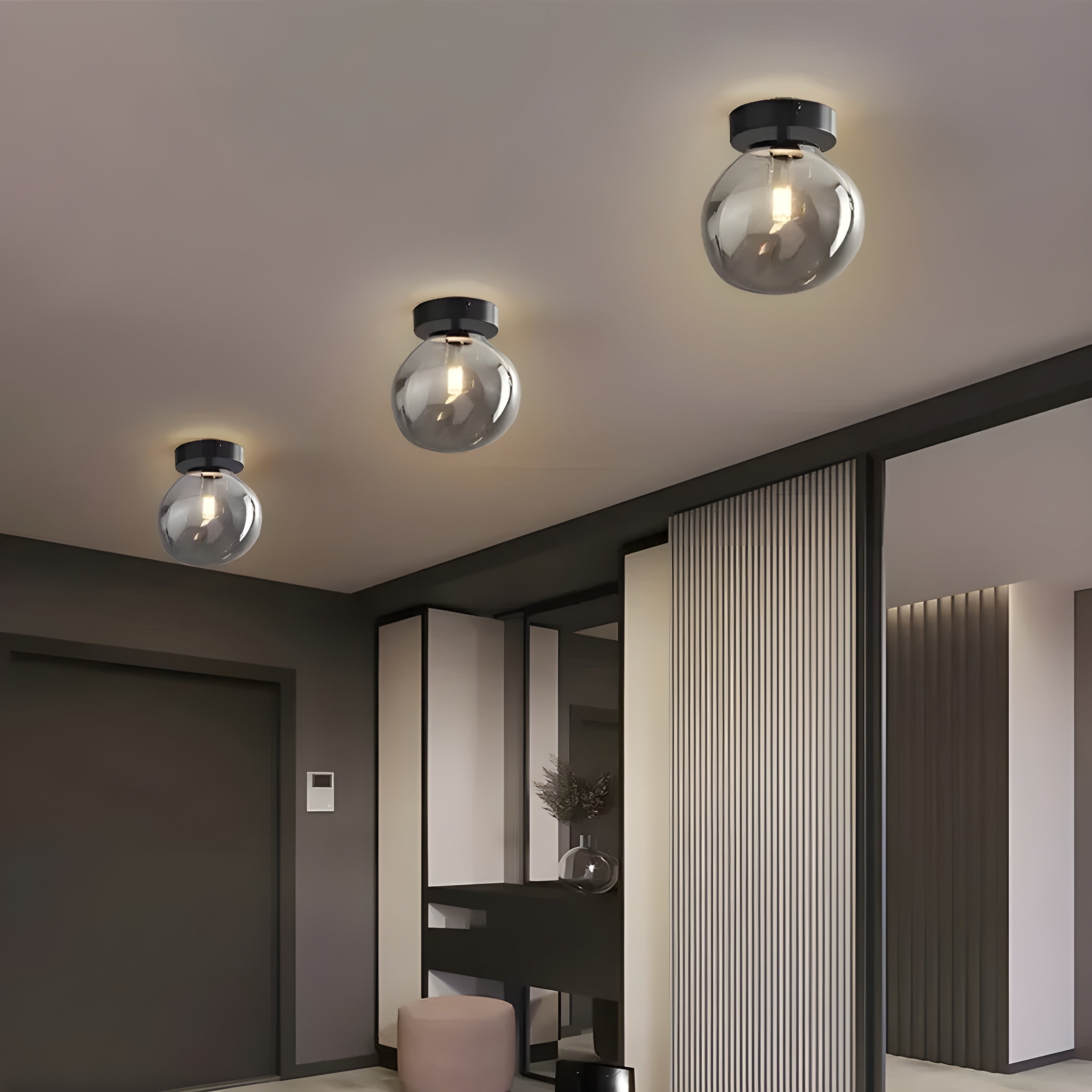 LustroCeil Light - Minimalistisk Glas-Taklampa