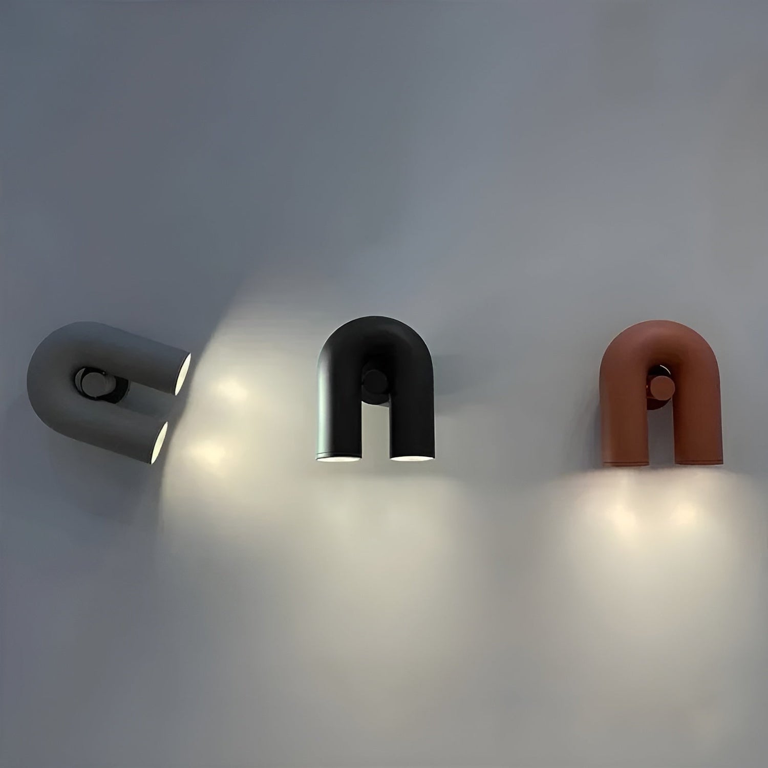 LuxeWave Light – Modern LED U-formad vägglampa