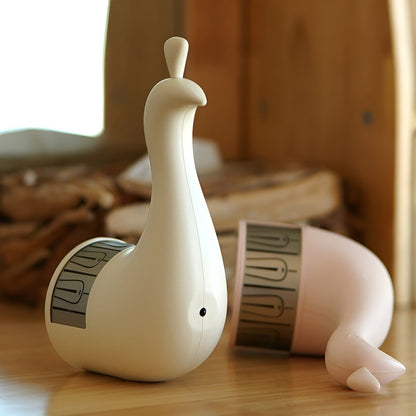 GlowFeather Light - Elegant påfågelprojektions-LED-lampa