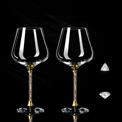 Kristallglas i 2-pack – Eleganta vinglas | Höga &amp; Lyxiga för fester &amp; evenemang