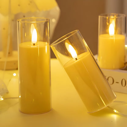 AmberFlicker Ljus - Akryl Flamslös LED-ljus