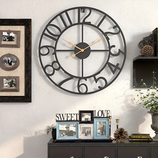 RetroTime – Stilig retro digital väggklocka med stor och lättläst display