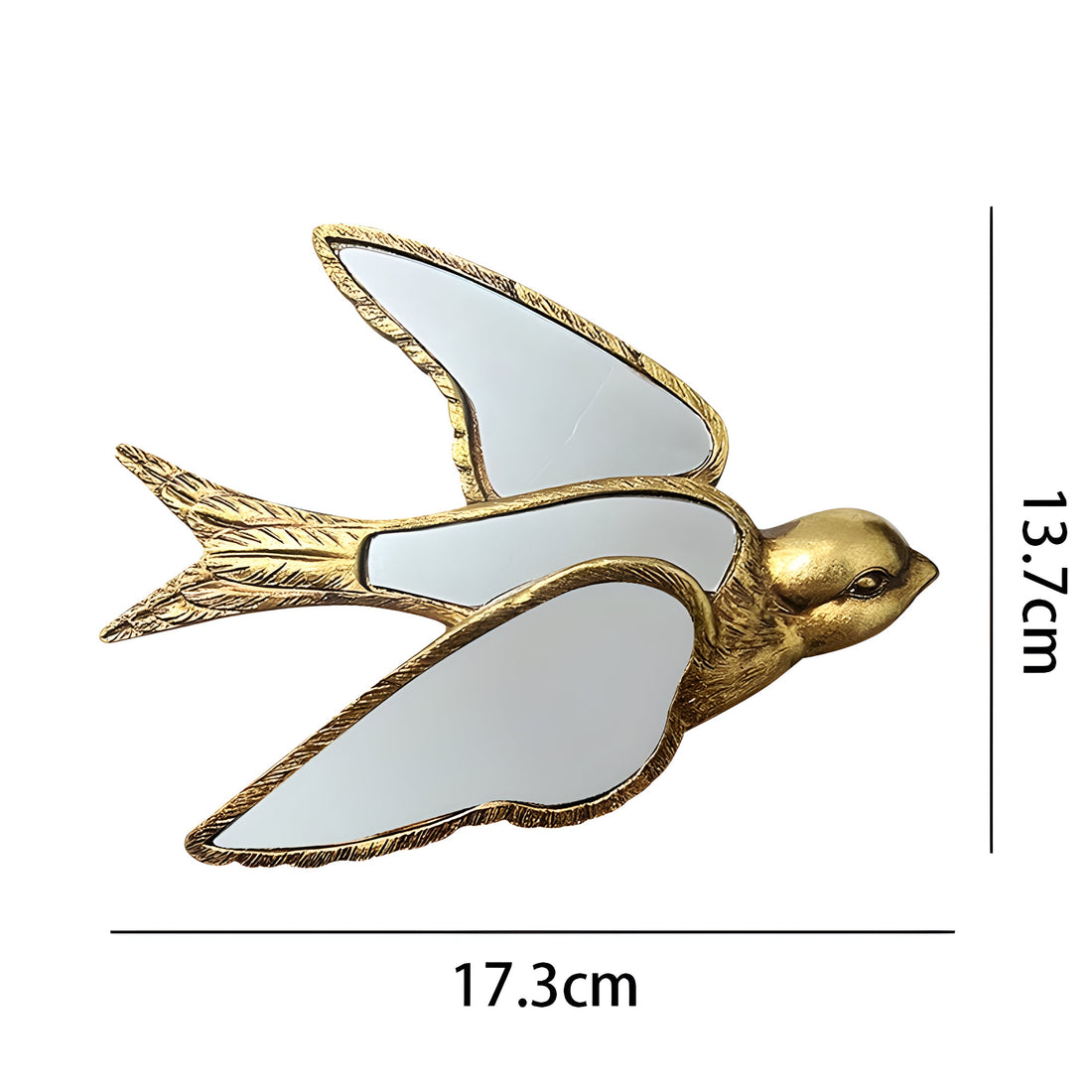 GildedWings Spegel – Dekorativ Vintage Skogsspegel