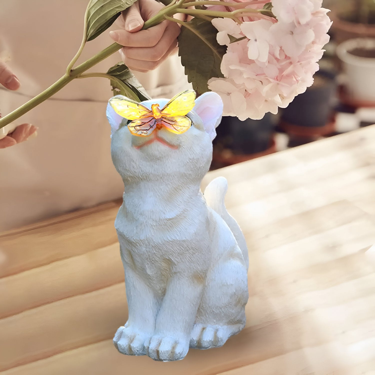 SolarPaws Ljus - Dekorativ Kattsolar LED Figur Figurine Ljus