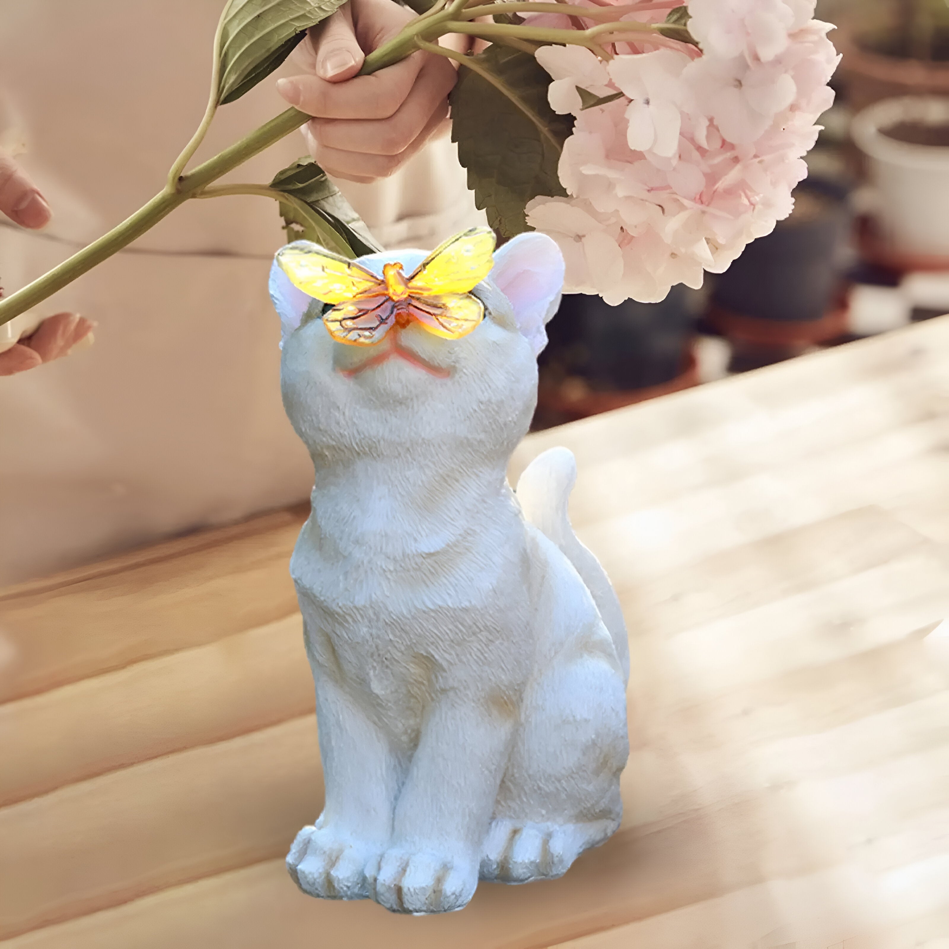 SolarPaws Ljus - Dekorativ Kattsolar LED Figur Figurine Ljus