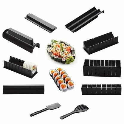 Sushi Rullar Och Skärsats – Praktiskt Sushi Kit Med Mallar Och Tillbehör