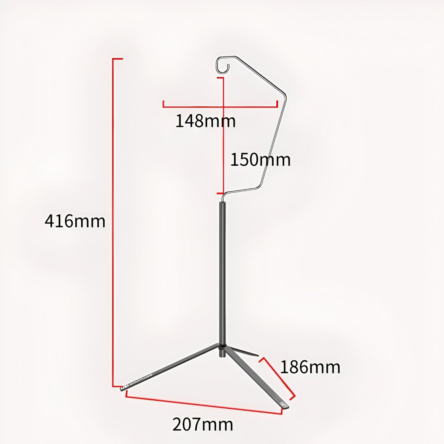 SummitGlow Stativ – Avtagbart Camping Tripod