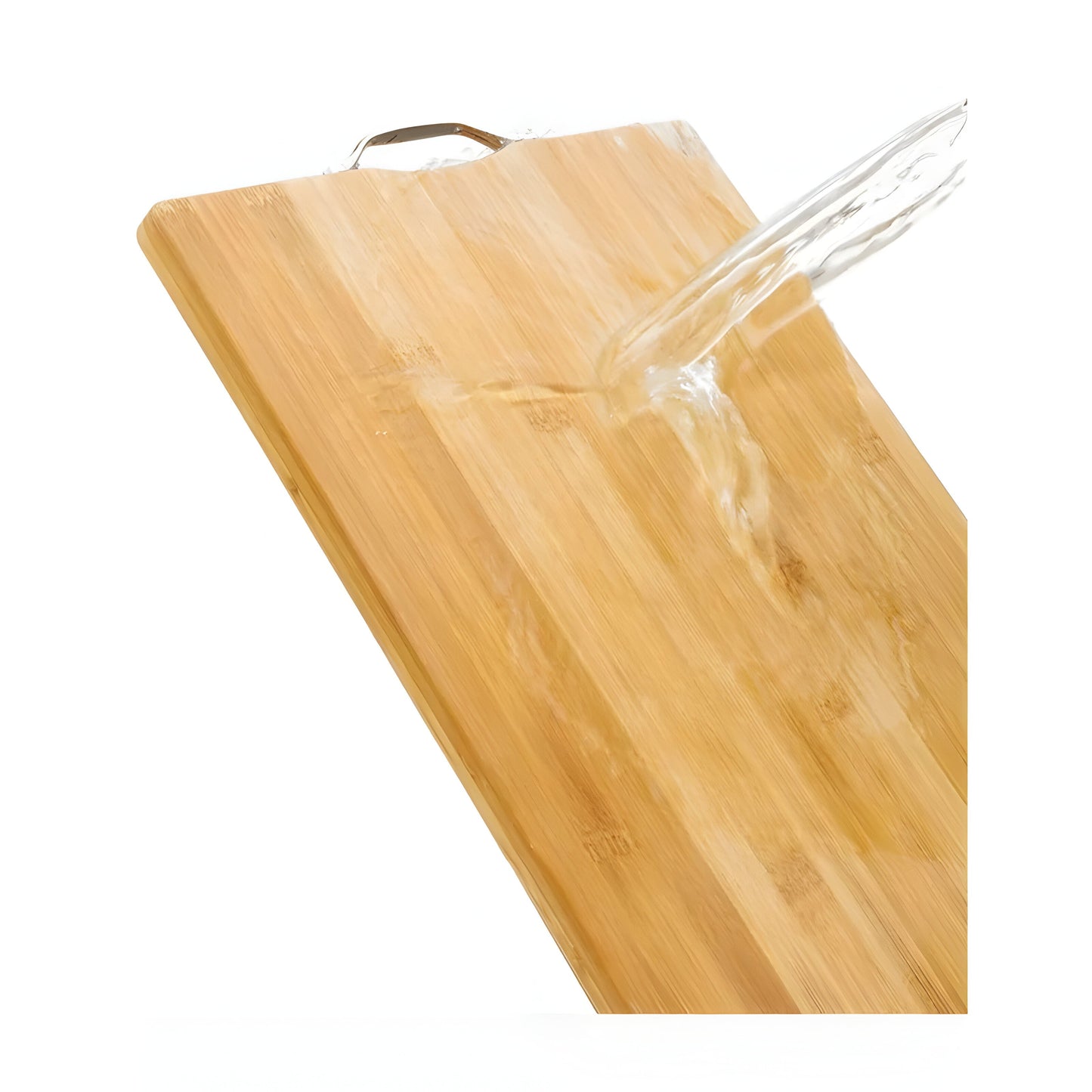SliceNest Skärbräda – Naturlig Bambu Skärbräda med Handtag