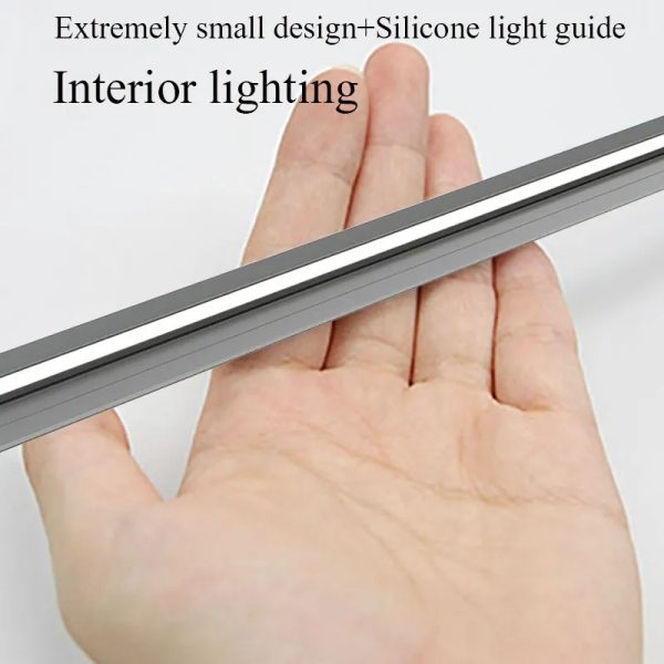 Luxora 45 Grad LED Under Cabinet Belysning Barer Osynliga Ultra Tunn Remmar