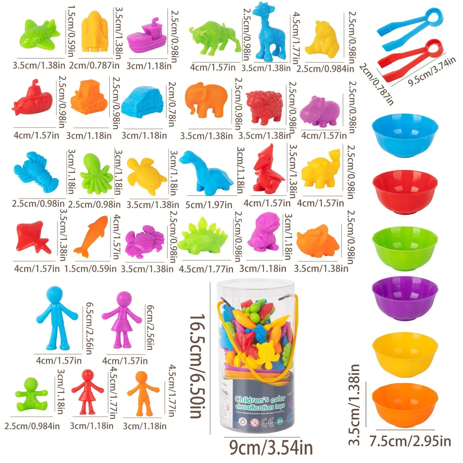 Sorting Animal - Montessori Spelset