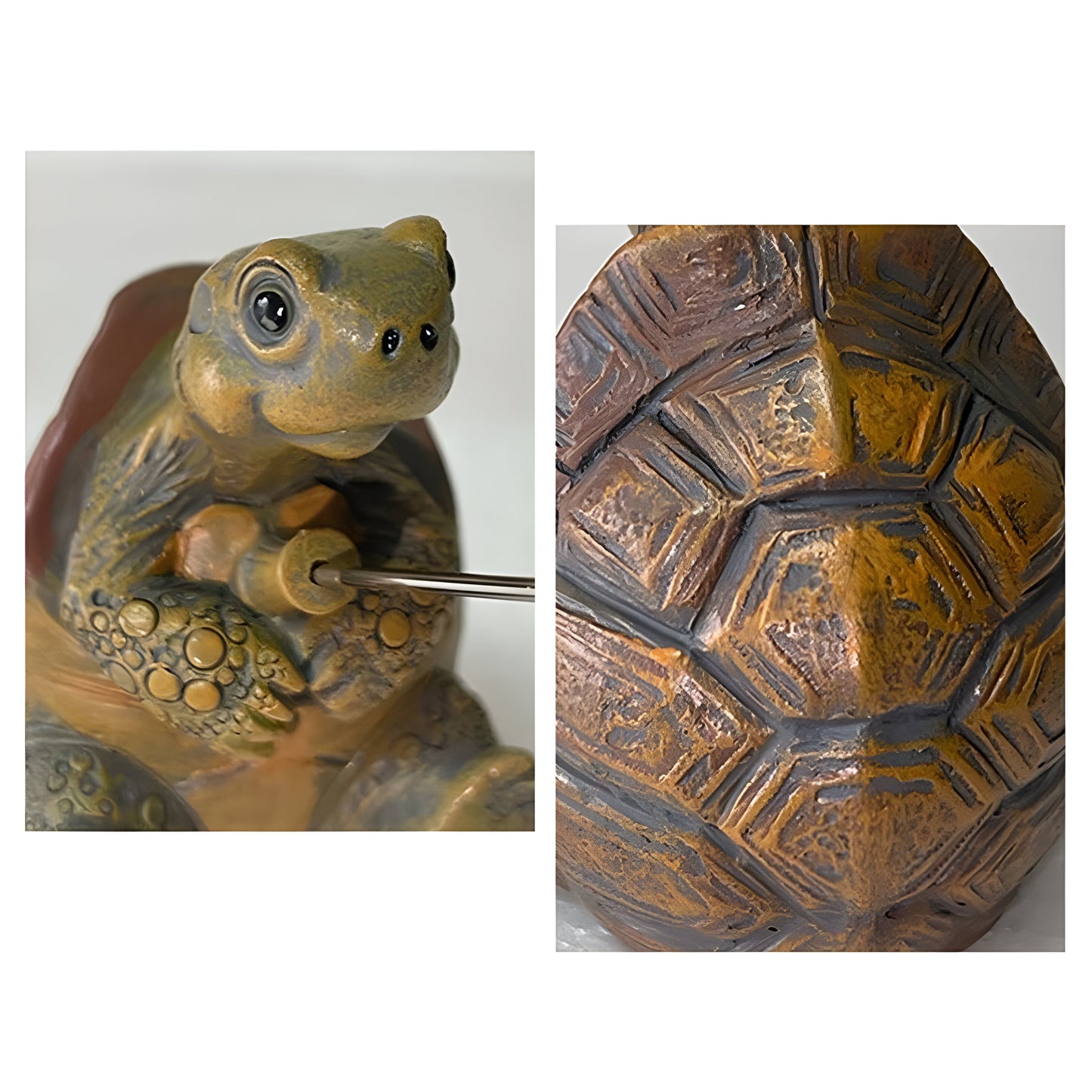 TurtleTide Staty - Dekorativ Sköldpadda Trädgårdsstaty