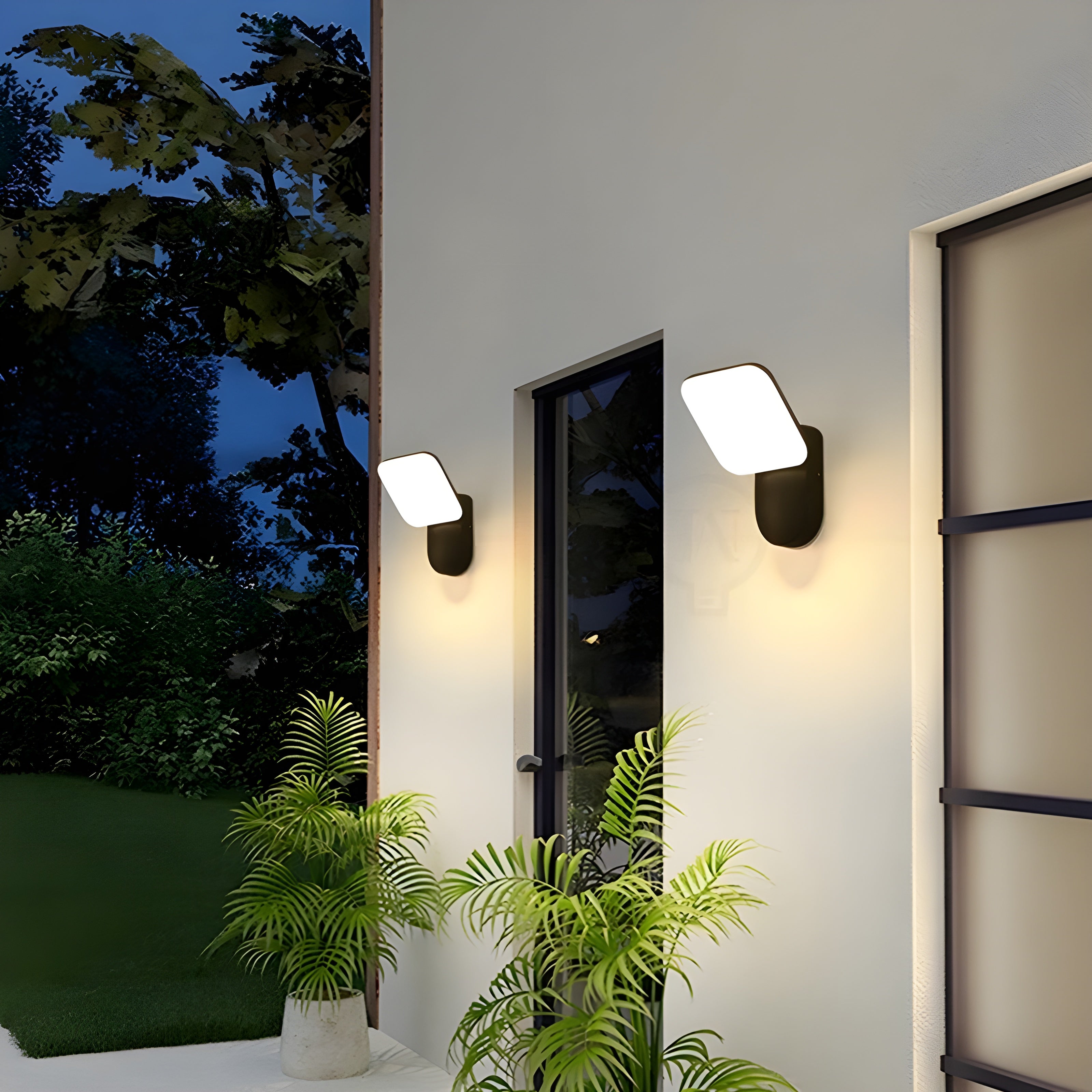 RadiantBeam Ljus - Vattentät Rörelsesensor LED Vägglampa