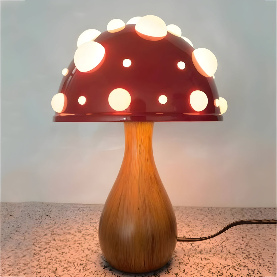 AmanitaDream Lampa - Amanita Svamp LED Vägglampa