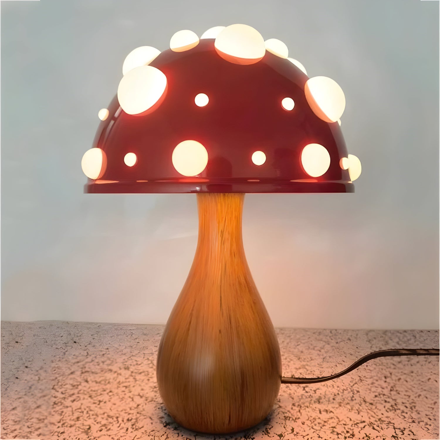 AmanitaDream Lampa - Amanita Svamp LED Vägglampa