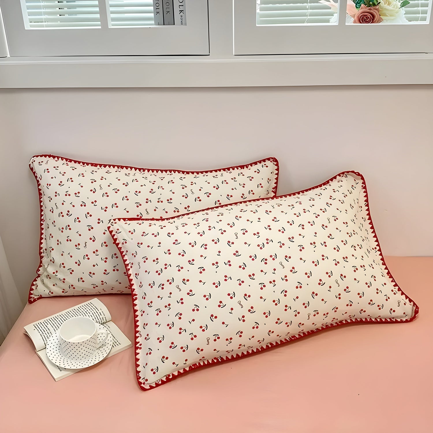 SoftBloom Sängkläder Set - Elegant sängkläder set tillverkat av bomull med blommönster