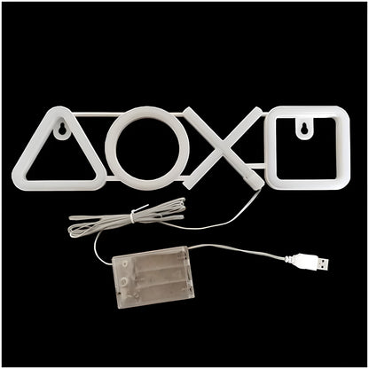 NeonGamer Lampa - Dekorativ USB-driven LED neon väggskylt