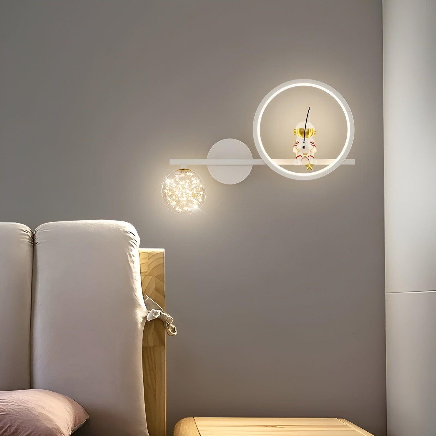 AstroGlow Lampa - Modern Barn Stjärnhimmel Projektor LED Vägglampa