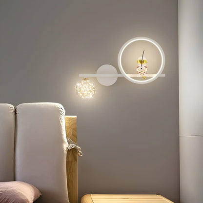 AstroGlow Lampa - Modern Barn Stjärnhimmel Projektor LED Vägglampa