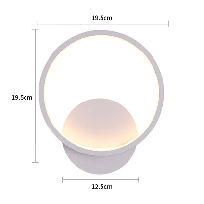 LED-vägglampa Rund – Stilren belysning för sovrum &amp; hall