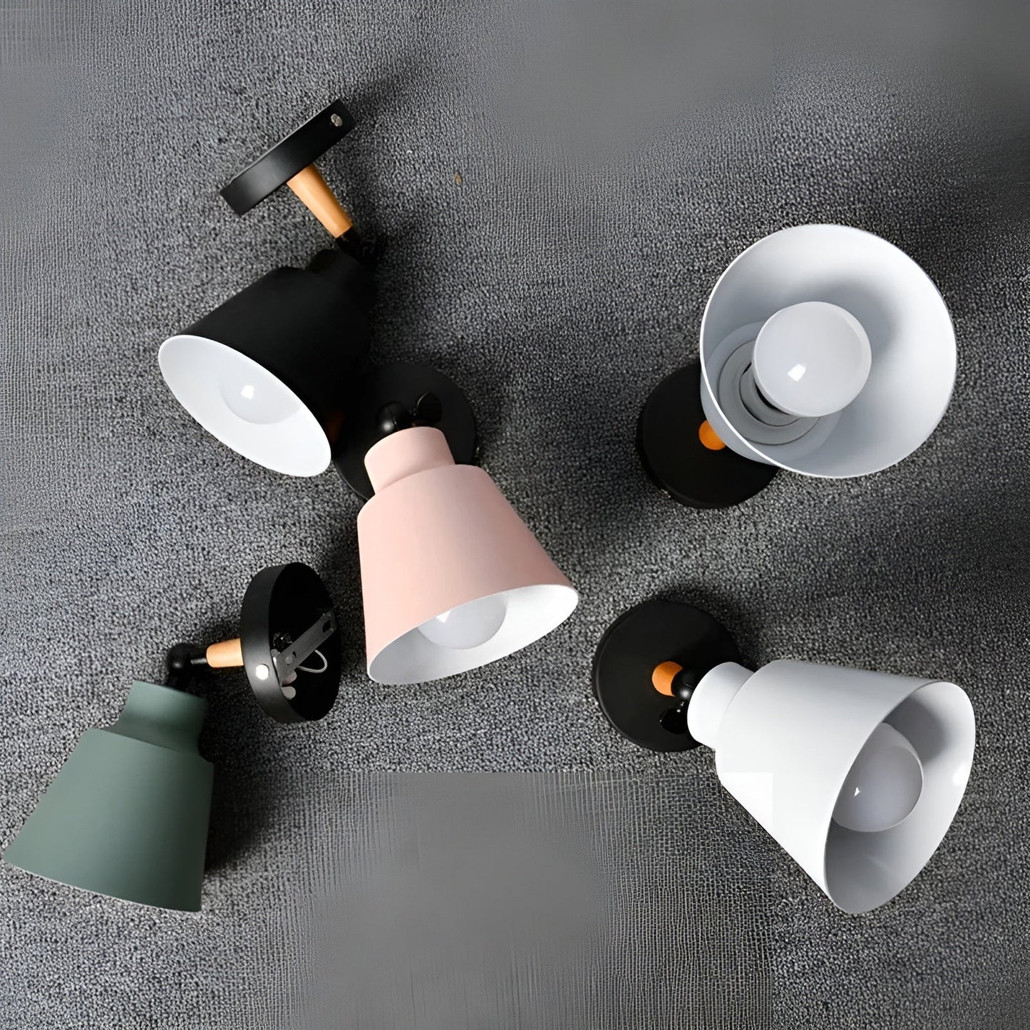 LED Vägglampa i massivt trä – Minimalistisk design för sovrum och hall