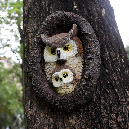 MysticOwl – Elegant väderbeständig ugglestaty till din trädgård