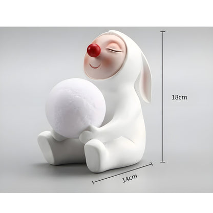 GlowRabbit Lampa – Förtrollande USB-bordslampa med uppladdning