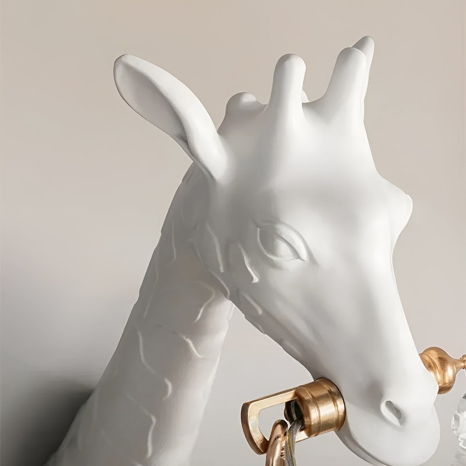 Carvallo - Giraffformat LED-vägglampa med mjukt, varmt ljus för unik inredning