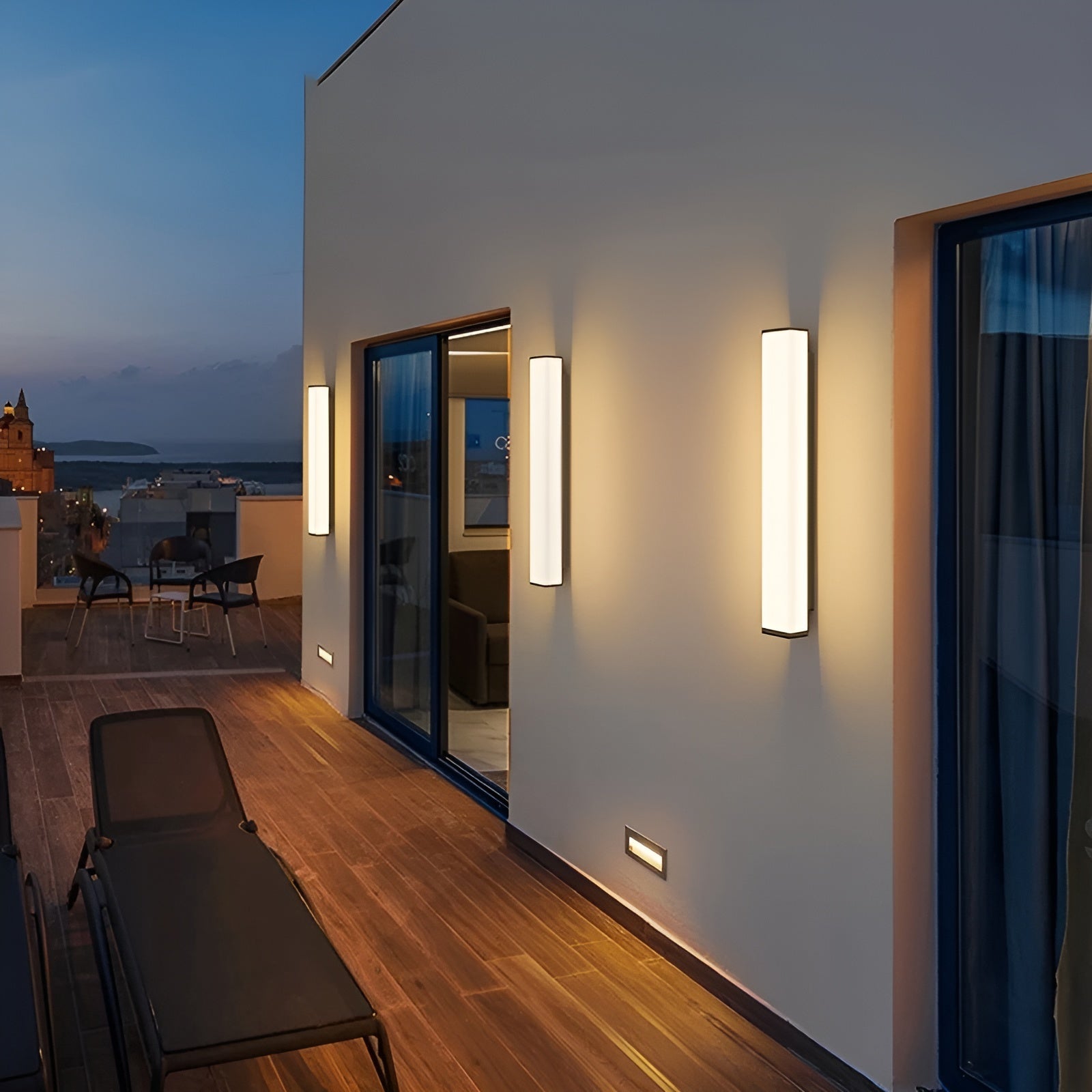 SteelLuxe Light – Vattentät Vägglampa för Utomhus- och Inomhusområden