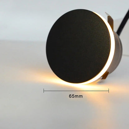 Rund LED Stegljus – Vattentåligt &amp; Installationsbart | För Inomhus- och Utomhusbruk