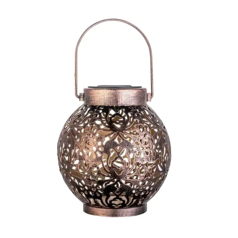 Utomhus sollykta med snidad design