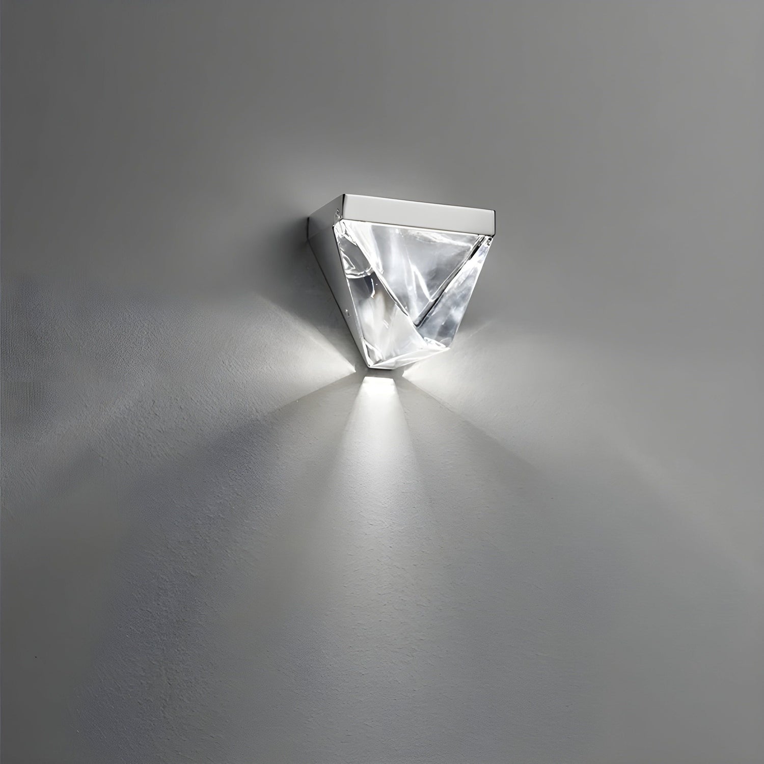 LumiCrystal Light - Minimalistisk kristall-LED-korridor-taklampor