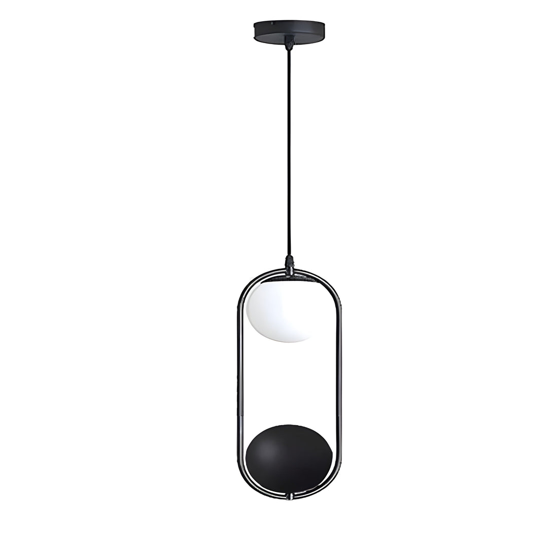 BotanicAura Light – Nordisk LED-hängande lampa med blomkruka