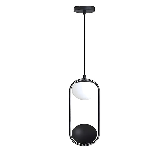 BotanicAura Light – Nordisk LED-hängande lampa med blomkruka