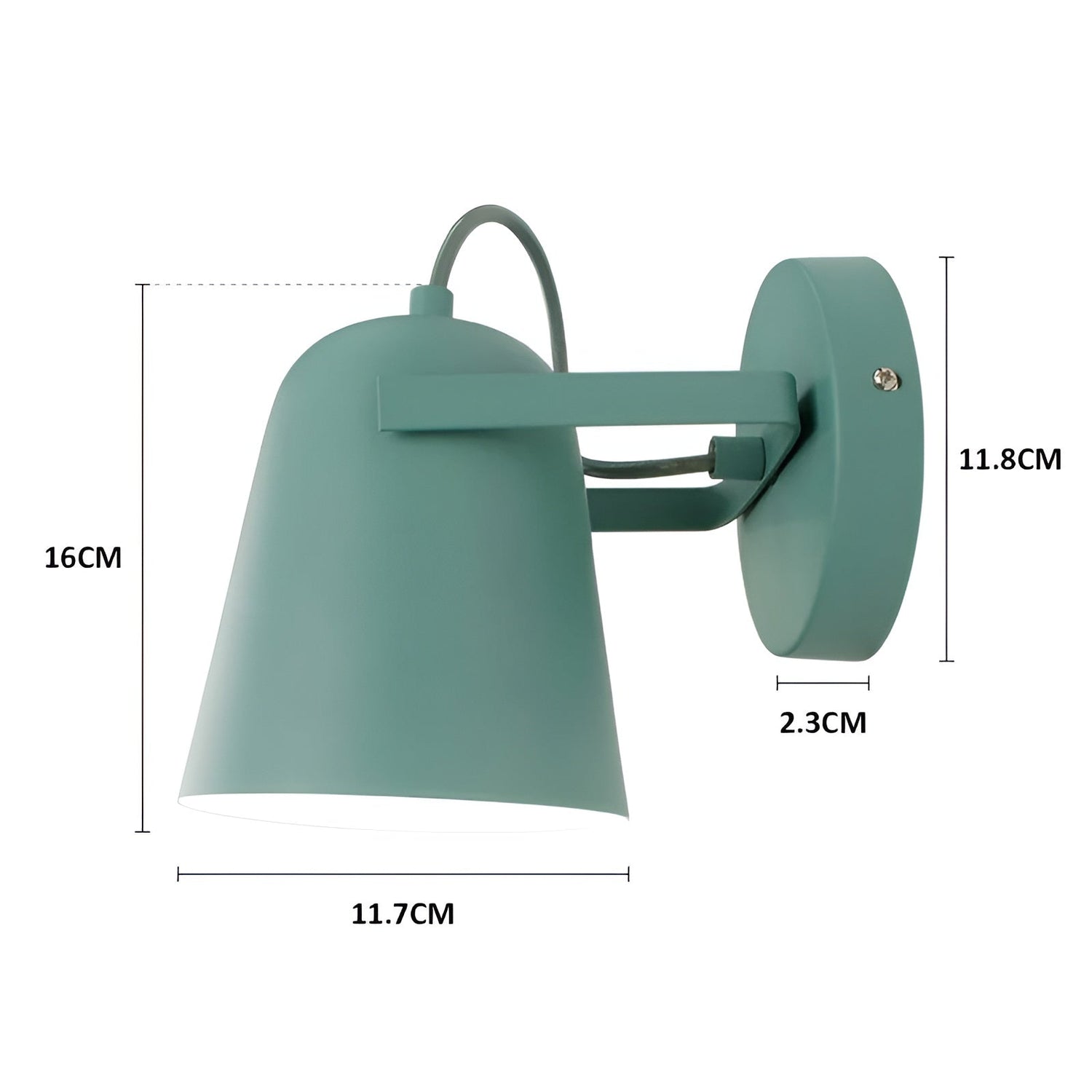 LED-vägglampa i skandinavisk stil – Aluminium &amp; LED | Dekorativ belysning för hemmet