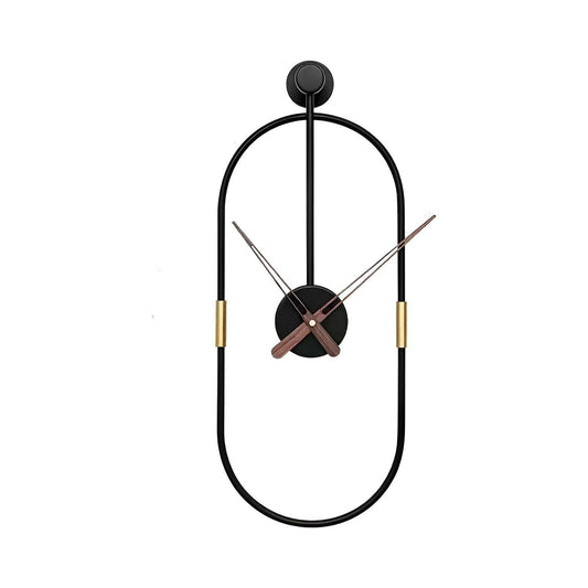 IronArt Klocka - Minimalistisk Konstväggklocka i Metall