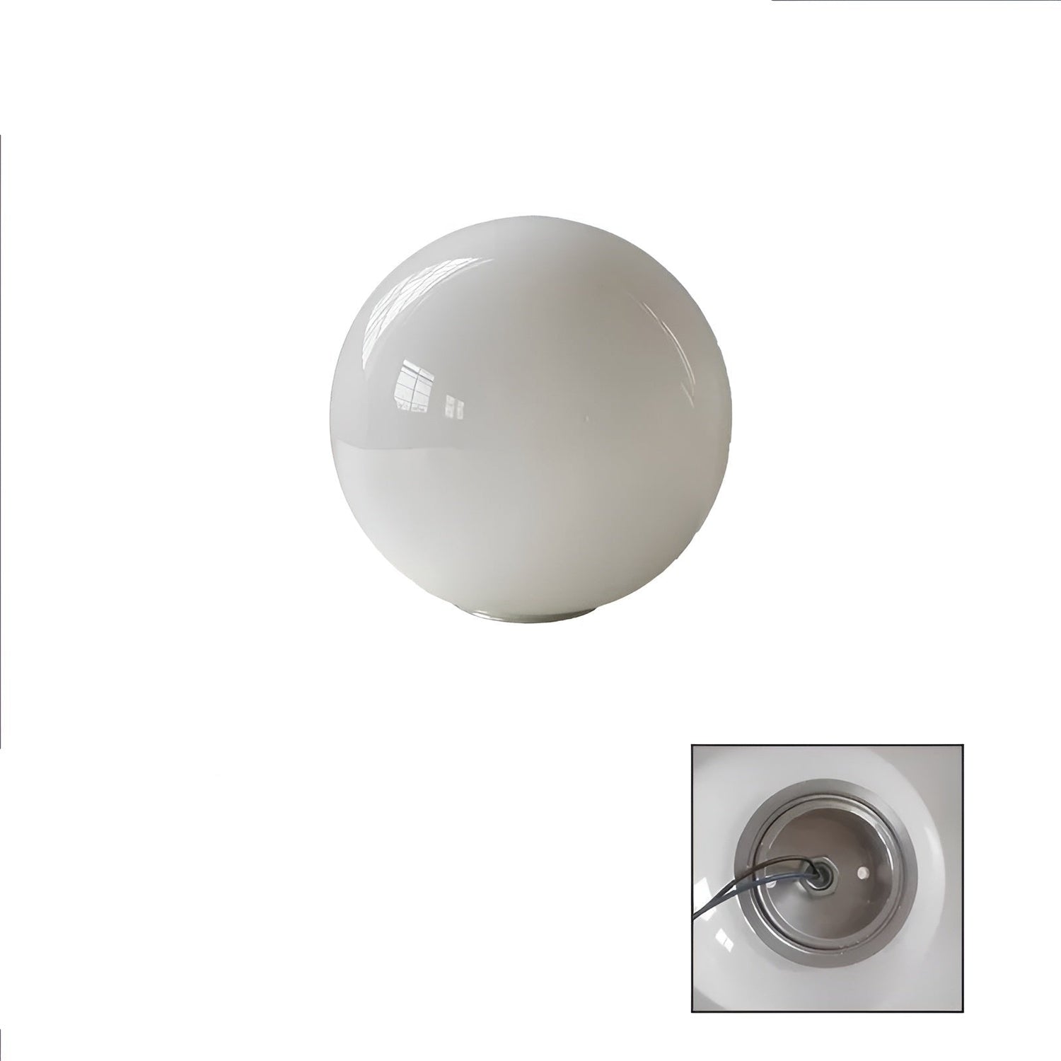 SereneGlow Light - Lyxig Medeltida Minimalistisk Glas Glödlampa