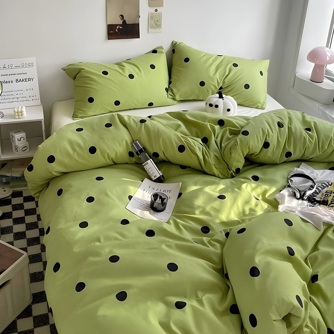 PureLoom Sängkläder Set - Modernt hudvänligt sängkläder set (1 täcke + 1 lakan + 2 örngott)