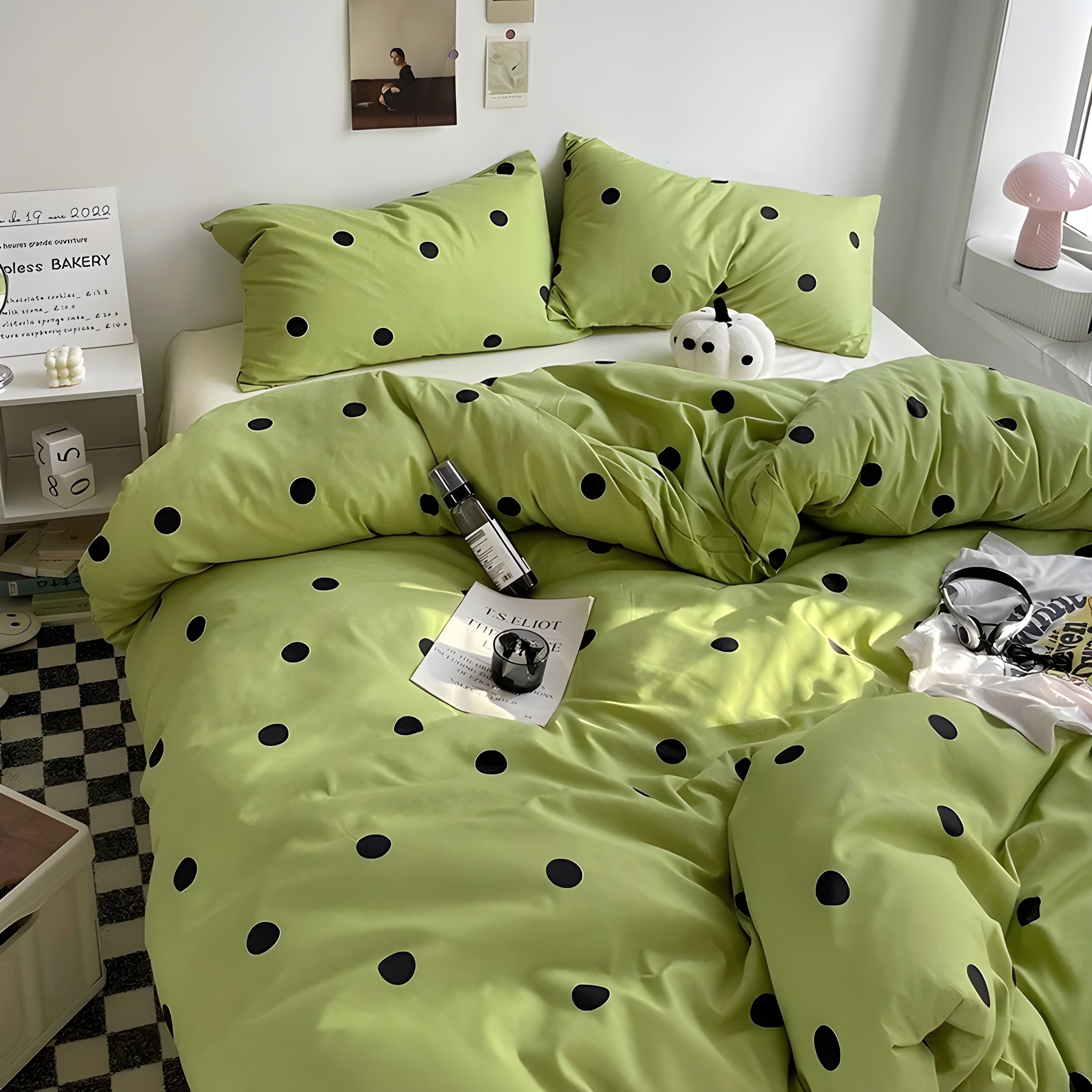 PureLoom Sängkläder Set - Modernt hudvänligt sängkläder set (1 täcke + 1 lakan + 2 örngott)