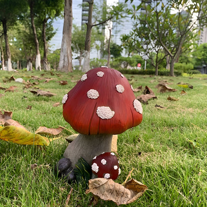 TerraShroom Dekor - Kreativ Svamp Trädgårdsdekoration för Utomhus