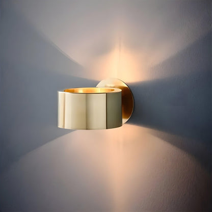 ShineGlow Light - Minimalist guld vägglampa