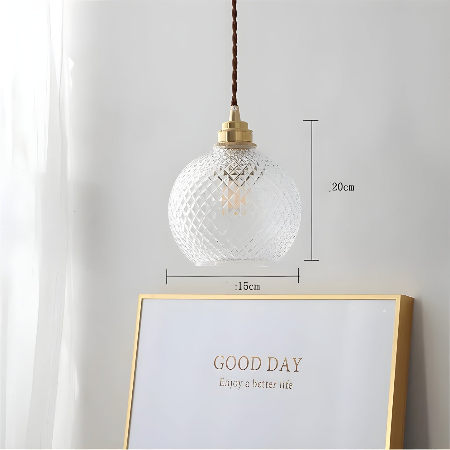 CelesteBall Light - Modern Glas-LED-Hänglampa