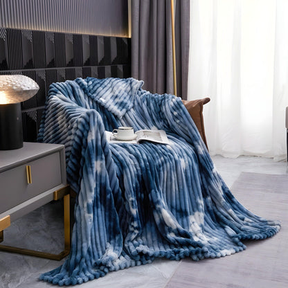 FlannelDream Blanket - Tie Dye Flanell Fleece-Blanket