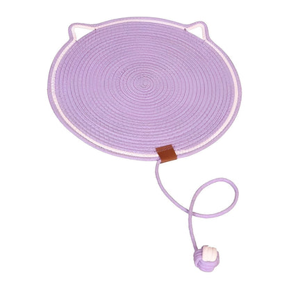 PurrRope Mat - Bomullrep Katt Klösmatta