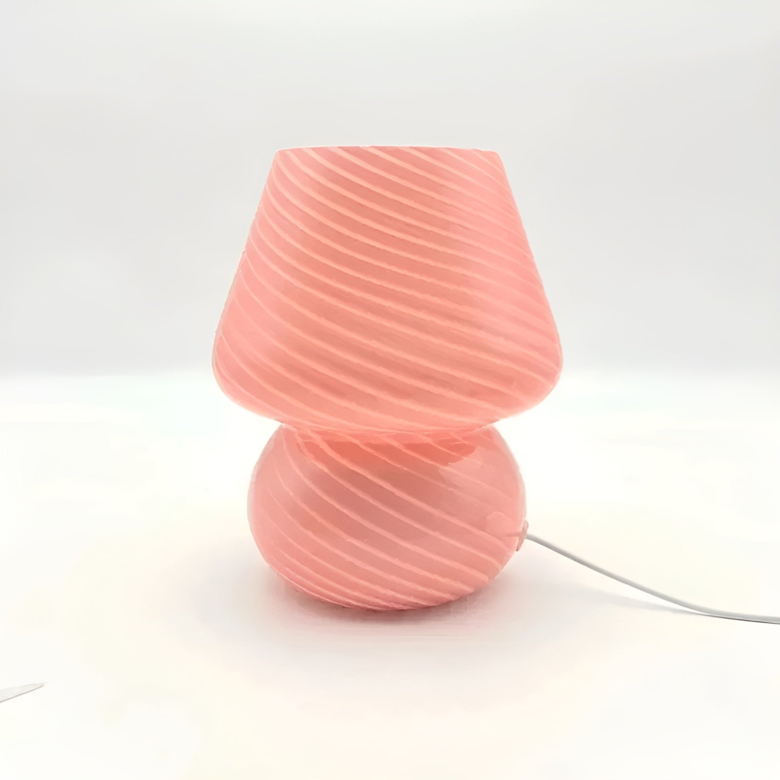 BedsideAura Lampa - Dekorativ Glasbordslampa