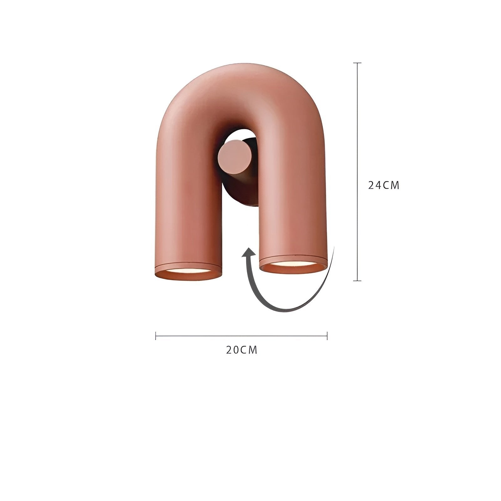 LuxeWave Light – Modern LED U-formad vägglampa