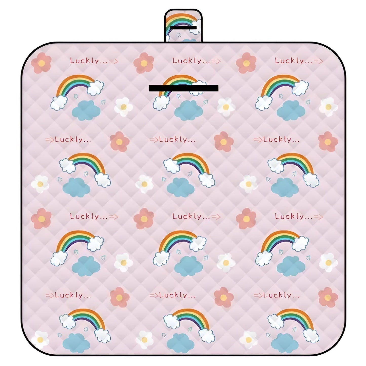 Carvallo Baby-lekmatta Wanderlino | Polstret & Vattentät | För Utomhus & Hemma | Inkl. Bärväska